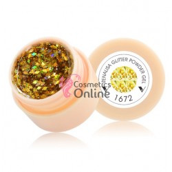 Gel UV / LED Venalisa color pentru unghii 5gr Cod 1672 cu sclipici 